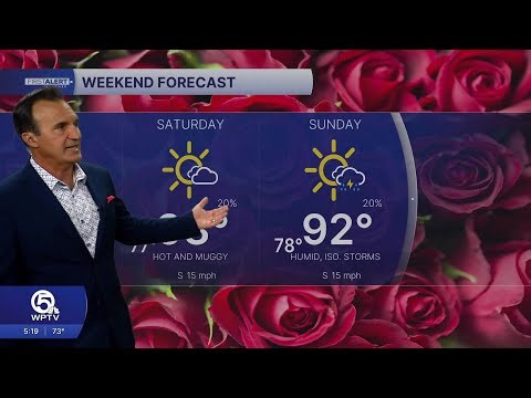 WPTV First Alert Weather Forecast for morning of Friday, May 8, 2026
