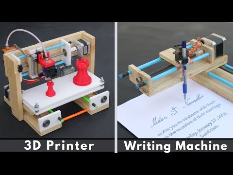 Top 2 Arduino Science Project | DIY 3D Printer & DIY Writing Machine