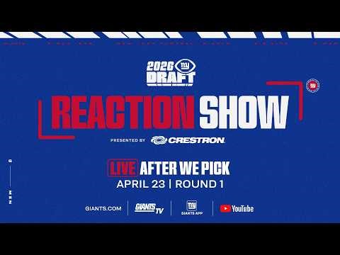 🔴 LIVE: Big Blue Kickoff Live 4/24 | New York Giants