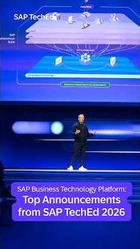 SAP Business AI Platform: What Was Just Announced at #SAPTechEd 2026