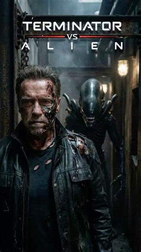 Terminator vs. Alien - First Trailer #terminator #alien #arnoldschwarzenegger #shorts
