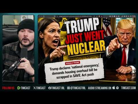 Trump GOES NUCLEAR, CANCELS Housing Bill Until SAVE ACT PAsses | Tim Pool