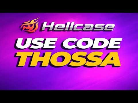 HELLCASE PROMO CODE 2026 - USE CODE 'THOSSA' FOR BONUS & BALANCE