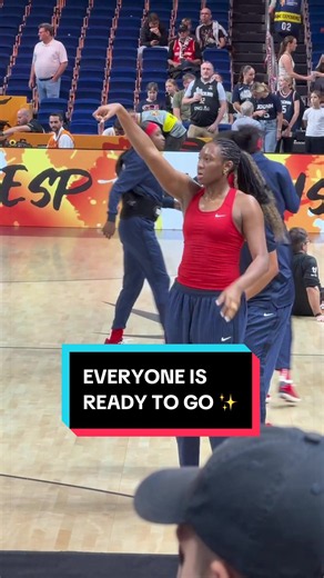 The stage is set and the stakes are high 🔥 The #USABWNT gets ready to battle Spain with a spot in the #FIBAWWC Final on the line. #wnba #usabasketball #berlin