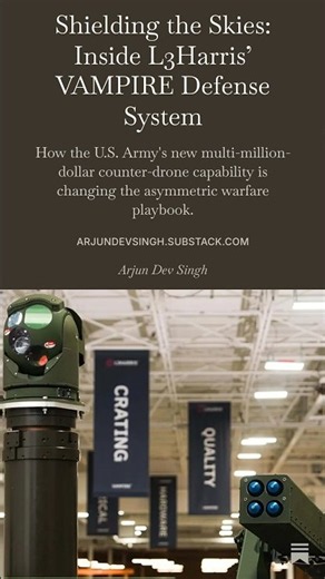 L3Harris VAMPIRE: The Low-Cost Counter-Drone System Now Serving Army and Navy