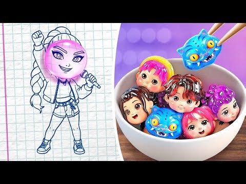 Drawing Rumi In a Water Drop? 💧💜 Check Out This Cool Paper Gamebook With Kpop Huntrix!