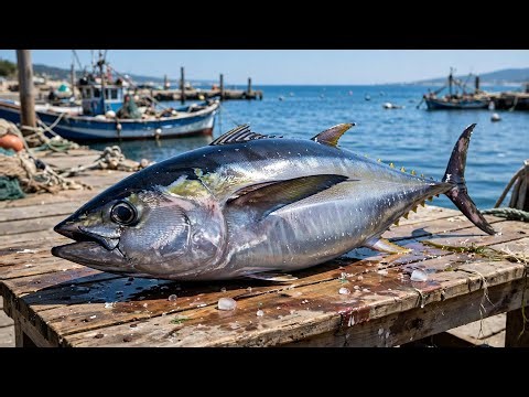 Everyday of My Life ❗🔥 Exploring Sorong Fish Market live broadcast of yellowfin tuna cutting