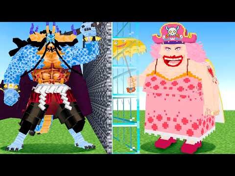 Minecraft One Piece, But We MOB BATTLE!