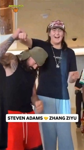 6'11 Steven Adams Meets 7'3 Zhang Ziyu!