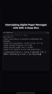 SDR: Intercepting Digital Pager Messages with Software Defined Radio