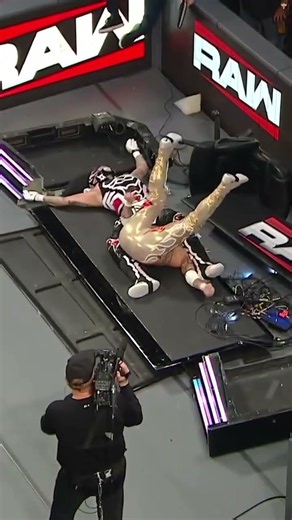 PENTA. DRIVER. THROUGH. THE. TABLE. 🤯😱 #WWERaw