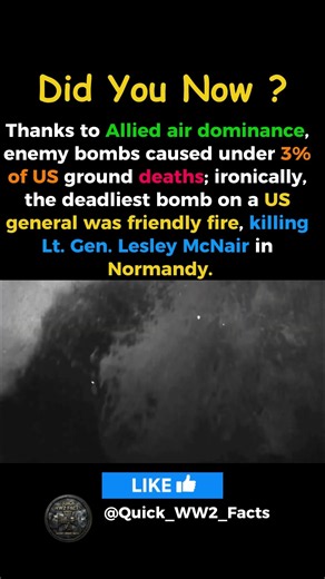 Why Less Than 3% of US Soldiers Died From Enemy Bombs #ww2 #historyfacts #wwiihistory