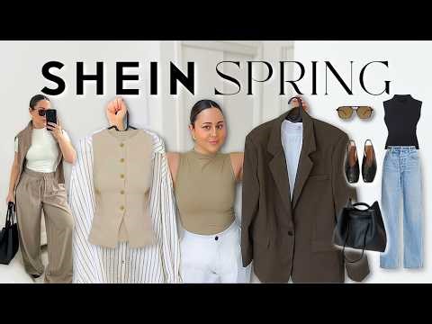 SHEIN SPRING HAUL 2026 - 16 Piece Chic Wardrobe & Trendy Work/Everyday Spring Outfits!