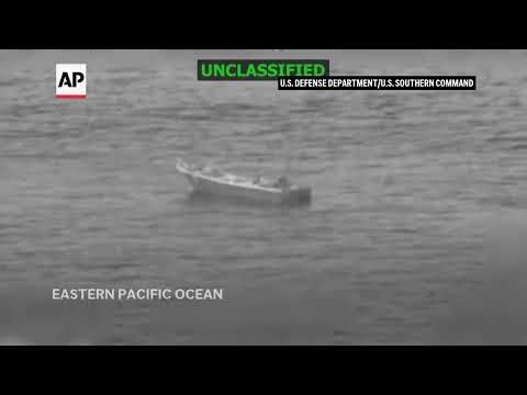 US military strike on alleged drug boat kills 2 in the Pacific Ocean