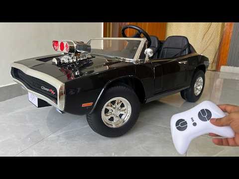 RC Fast & Furious Dodge Charger Car Unboxing & Testing | Remote Control Ride on Car🔥🔥