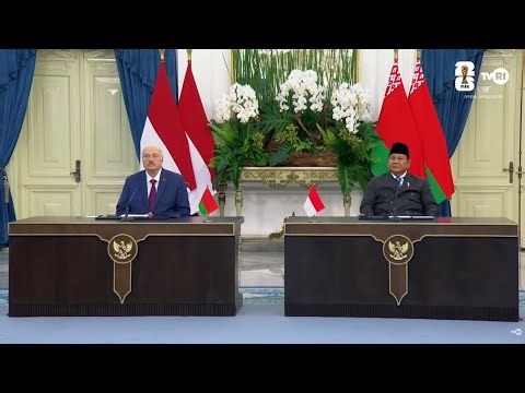 Live Streaming Pernyataan Bersama Indonesia dan Belarus