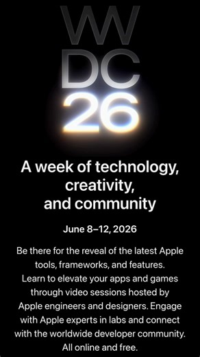 WWDC 2026 Apple Event.
