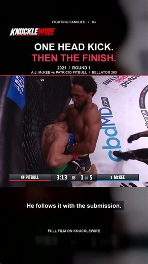 One Head Kick. Then A.J. McKee Took the Title