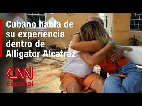 Migrante cubano describe su paso por Alligator Alcatraz como un “campo de concentración”
