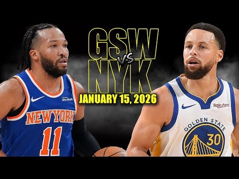 Golden State Warriors vs New York Knicks Full Game Highlights - January 15, 2026 | NBA Season