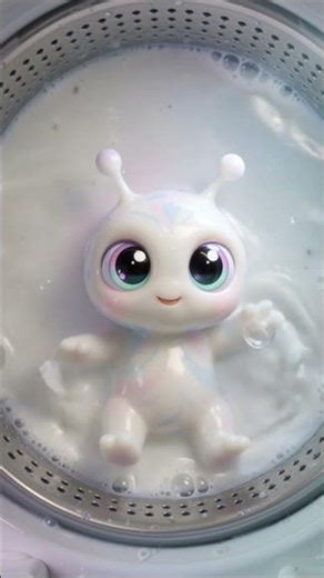 From Milk to Cute Alien 🥛👽✨#shorts