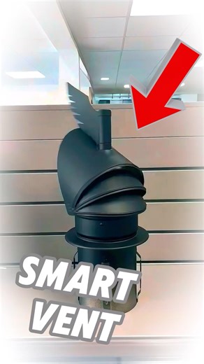 This Chimney Stops Smoke Backflow 😮💨 #shorts