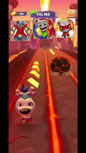 Tom Hero Dash & Gold Run Rush Time 🐱 Best Cat Runner Games Gameplay #shorts #viral #gaming