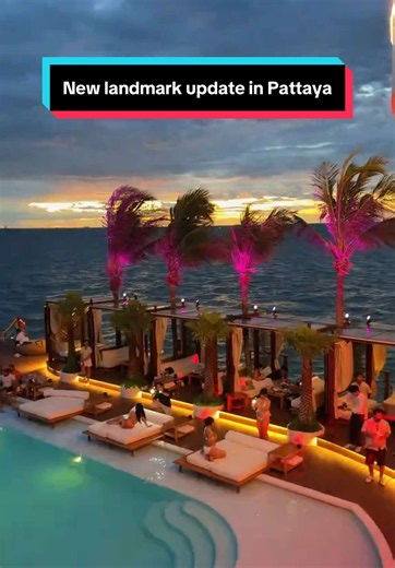New landmark update in Pattaya 📍Sina Beach Club Pattaya Sina is one of Pattaya new floating beach clubs, located offshore in the waters just outside the city. Guests travel to the venue by shuttle boat from Bali Hai Pier. The club offers a luxurious beach club experience similar to those found in Phuket or Bali, featuring a swimming pool, an infinity pool, live DJ, premium drinks, and breathtaking sunset views. @SINA Beach Club Official Pattaya update 2026, a popular tourist destination near Ba