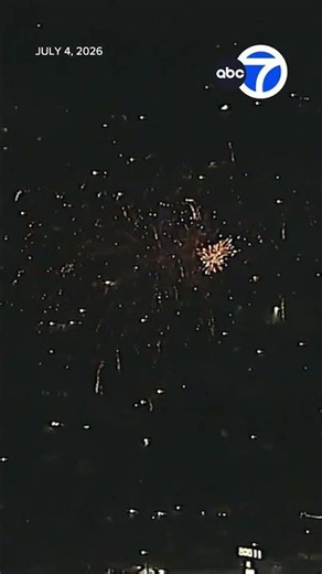 Fireworks light up the night sky across SoCal for America's 250th birthday