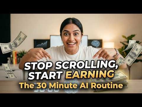 Stop Scrolling, Start Earning — The 30 Minute AI Routine Students Are Actually Using in 2026