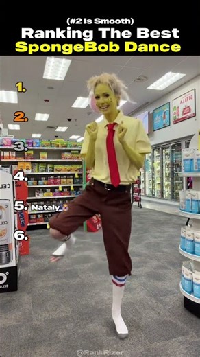 Ranking The Best SpongeBob Dance Trend #dance #spongebob #trend #shorts