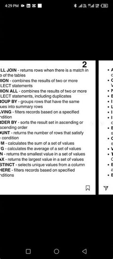 100 SQL Commands You Must Know | Complete SQL Cheat Sheet
