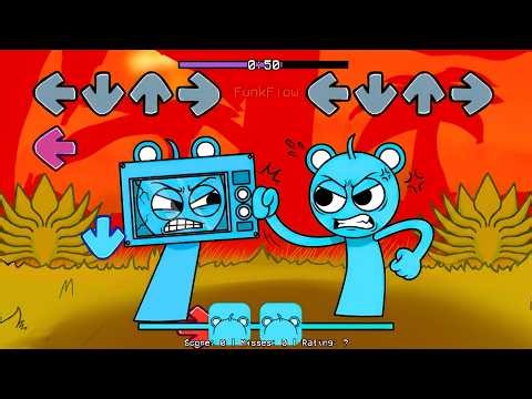 [SWAP] FNF NEW Sprunki All Phases VS Sprunki Microwave Sing Chasing | Incredibox Sprunki FNF Mods
