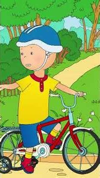 ¡Caillou aprende a andar sin rueditas! 🚲🥇