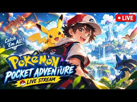 🔴 LIVE NOW! Pokémon Pocket Adventure 🎮⚡ | Epic Pokémon Gameplay & Adventure!