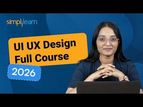 UI/UX Design Course For Beginners 2026 [FREE] | UI/UX Design Tutorial for Beginners | Simplilearn