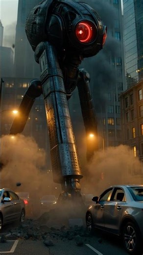 Giant Alien Tripod Attacks the City | Cinematic Sci-Fi