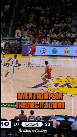 ESPN Aus / NZ on Instagram: "Most athletic dude in the league?? Alperen Sengun throws it up off the short roll and Amen Thompson crushes the lob! Catch all the #NBA Christmas games LIVE on ESPN on Disney+ 📺"