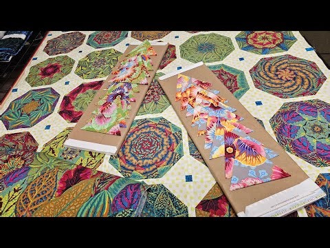 We finished some Kaleidoscope blocks and a quilt!