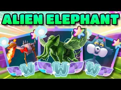 I GOT ALIEN ELEPHANT EARLY AND MADE AN ANIMAL ONLY TEAM.. (SpongeBob TD)