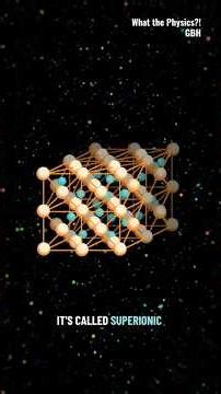 Ice from space, on Earth #neptune #space #chemistry #physics