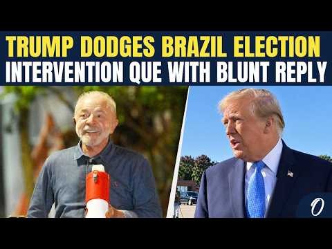 ‘I’m Running USA, Not Brazil’: Donald Trump Dodges Brazil Election Intervention Question