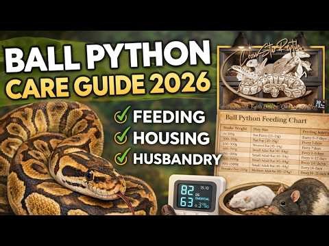 Ball Python Care Guide 2026 | Complete Setup, Feeding & Husbandry | CrossStar Reptiles