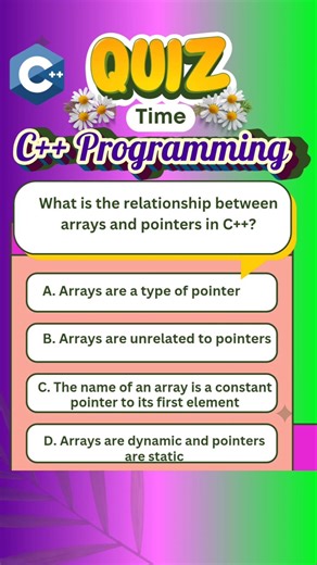 C++ Programming #c++programming #c++tutorial #computerscience #c++forbeginners#mcqs #quiz #interview