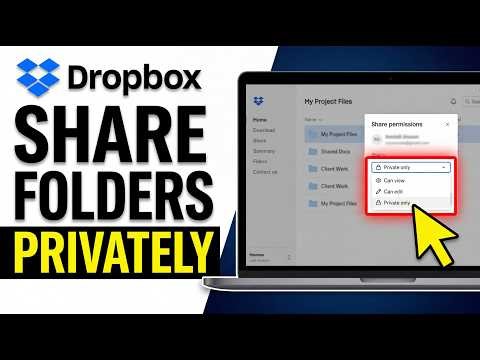 How to Share Dropbox Folders Privately 2026 (FULL GUIDE!!!)