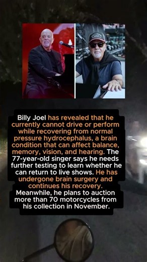 Billy Joel Shares Health Update: Why He Can’t Drive or Perform #short