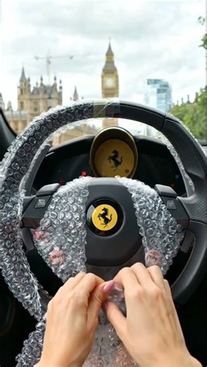 🇬🇧🔥 BIG BEN + FERRARI ❤️‍🔥🏎️ | Luxury Meets London! 🤯💎 #Ferrari #BigBen #LuxuryCars #Supercars