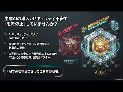 【10分でわかる】生成AIセキュリティ 第44回：自動防御とAIのAIでの防御 — AIを防御に使う最新技術