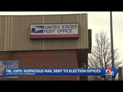 FBI, USPS investigate suspicious letters sent to election offices, including Louisiana