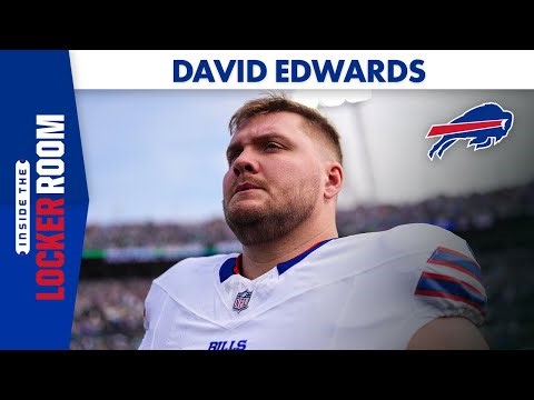 David Edwards Reflects On Win Against Jacksonville And Stopping Denver Rush | Buffalo Bills
